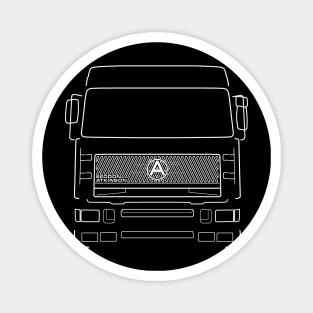 Seddon Atkinson Strato classic lorry black outline graphic Magnet